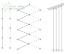 {{ txt_montage }} - Espalier modulable avec un cble en acier inoxydable pour toutes les plantes grimpantes