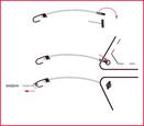 {{ txt_montage }} - Kit de fixation pour voile d'ombrage triangulaire avec 3 cordes lastiques