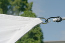 {{ txt_montage }} - Voile d'ombrage triangulaire 3,60 m (store extrieur) - gris clair