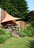 Voile triangulaire 360 x 360 x 360 cm terracotta. Store impermabilis #9
