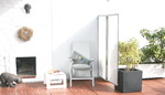 Paravent 1 panneau, idal comme sparation de bureau en coloris gris clair #20