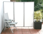 Paravent pliable 3 Panneaux gris clair #26