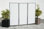 Paravent pliable 3 Panneaux gris clair #29