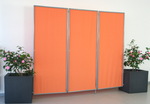 Paravent 1 panneau ou Paravent plusieurs panneaux pliables de couleur terracotta #12
