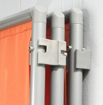 Paravent 1 panneau ou Paravent plusieurs panneaux pliables de couleur terracotta #26