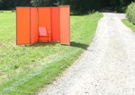 Paravent au jardin