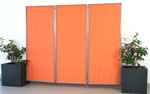 Paravent 3 panneaux - Paravent pliable - Couleur terracotta #11