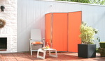 Paravent 3 panneaux - Paravent pliable - Couleur terracotta #8