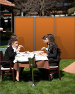 Paravent pour un repas en extrieur