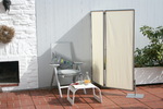 Pied de paravent plat et carr en mtal pour sol dur #8