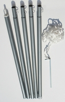 Voile d'ombrage rectangulaire 2.5 x 3 m, Polyester, Store imperm�abilis� avec kit de fixation, Ivoire #10