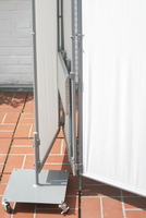 Table de paravent replie