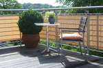 Brise vue balcon 90 x 500 cm couleur sisal avec oeillets et cordelettes #10