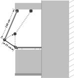 Kit Balcon-II avec 2 bras de serrage pour balcon avec main courante et plafond #7