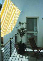 Voile solaire verticale monte sur kit cble sans querre de montage